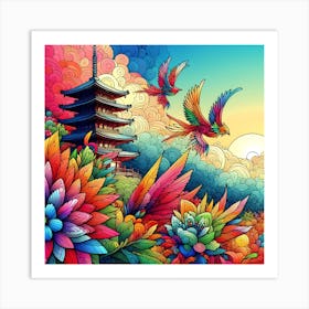 Asian Painting Art Print