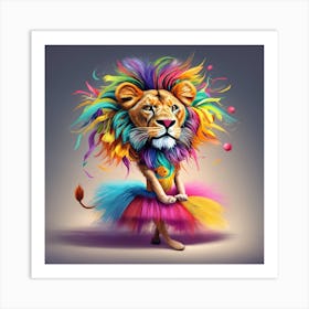 I Love Dancing In A Tutu Art Print