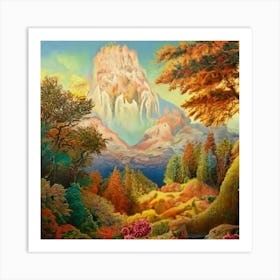 'The Mountain' Art Print