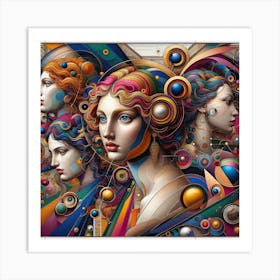 'The Women' Art Print