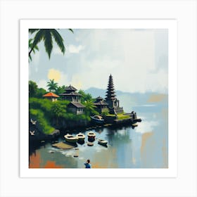 Bali Painting Art Print