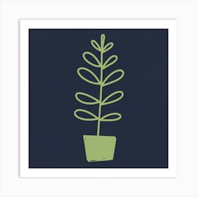 Plant In A Pot 5 Art Print