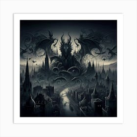 Dark Fantasy Art 6 Art Print