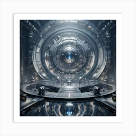 Futuristic Spaceship 39 Art Print