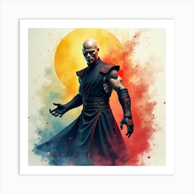 Mortal Kombat Ninja Fighter Concept Art (585) Art Print