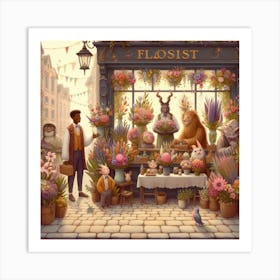 Flower Shop 2 Art Print