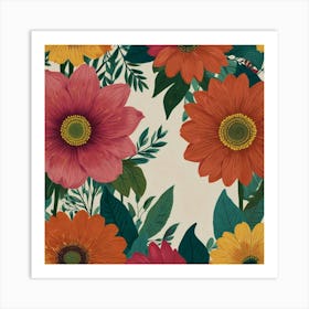 Floral Pattern Art Print