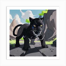 Black Panther 6 Art Print