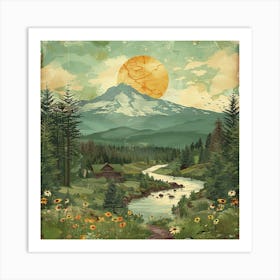 Mt Hood Art Print