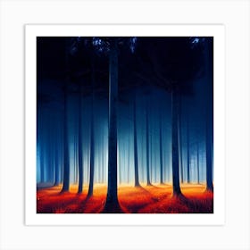 Mystic Woods Art Print