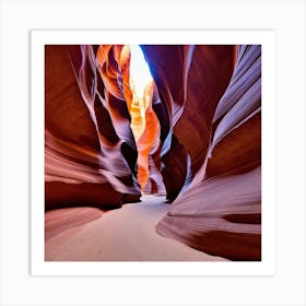 The walls of the canyon 4 Art Print