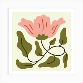 Pink Flower 1 Art Print