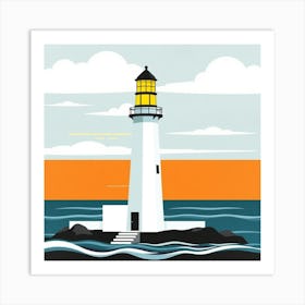 Lighthouse 9 Art Print