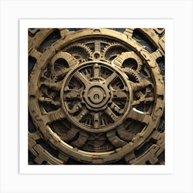 Clockwork Gears 6 Art Print