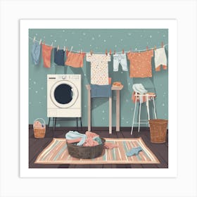 Laundry Room 1 Art Print