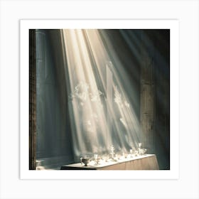 Table In The Church Art Print