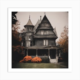 Haunted House 6 Art Print