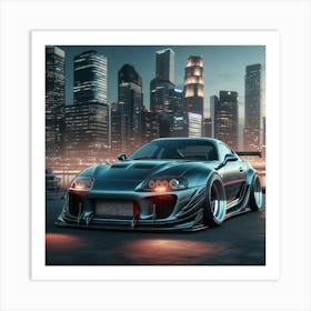 Futuristic Sports Car Art Print