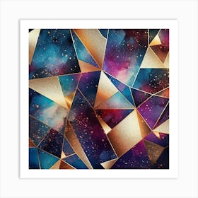 Abstract Geometric Background Art Print