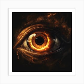 Eye Of Fire Art Print