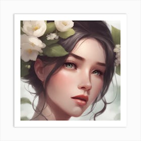 Chinese Girl Art Print