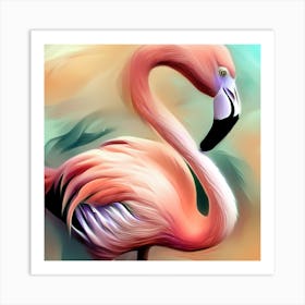 Flamingo2 Art Print