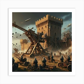 Medieval Battle 2 Art Print