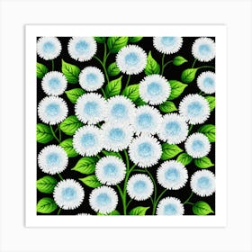 Chrysanthemums 6 Art Print