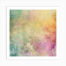 Abstract Watercolor Background 3 Art Print