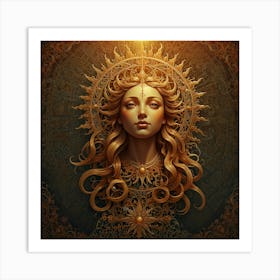 Goddess Of The Sun Art Print