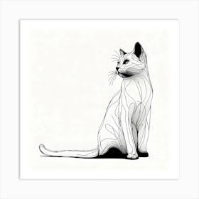 Siamese Cat - 1 Art Print