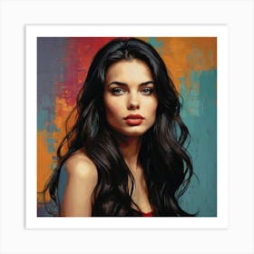 A Beautiful Woman Art Print