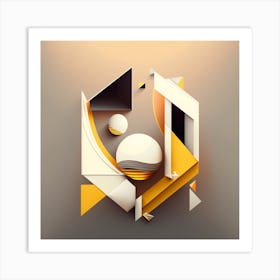 Abstract Geometric Design 1 Art Print