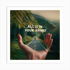 All Is In Your Hands Art Print