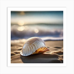 Seashell On The Beach 6 Art Print