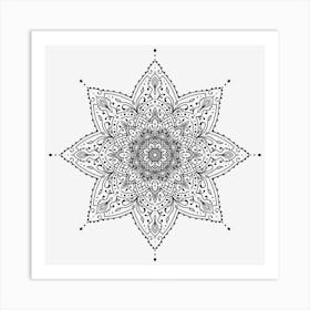 Henna Mandala 02 Art Print