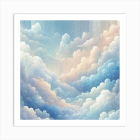 Clouds In The Sky 9 Art Print