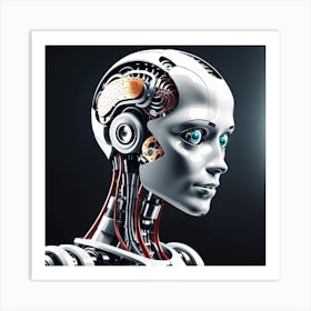 Cyborg Woman 35 Art Print