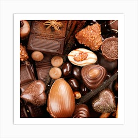 Chocolates Art Print