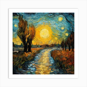 Starry Night 36 Art Print