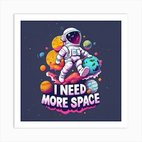 I Need More Space Art Print