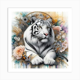 White Tiger 26 Art Print