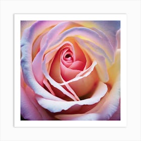 Pink Rose Art Print