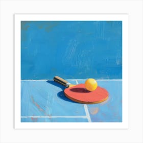 Ping Pong Paddle Table Tennis Art Print