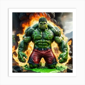 Incredible Hulk 3 Art Print