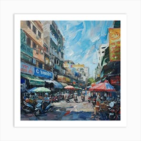 Vietnamese Market Art Print