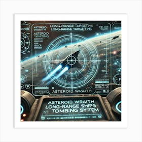 Asteroid Wraith Long Range Targeting System Art Print