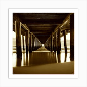 Under The Pier 9 Art Print