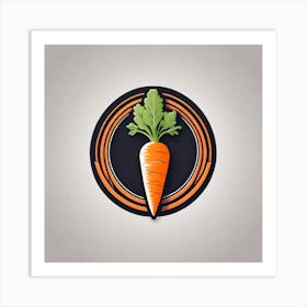 Carrot Logo 7 Art Print