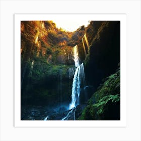 Waterfall Stock Videos & Royalty-Free Footage Art Print